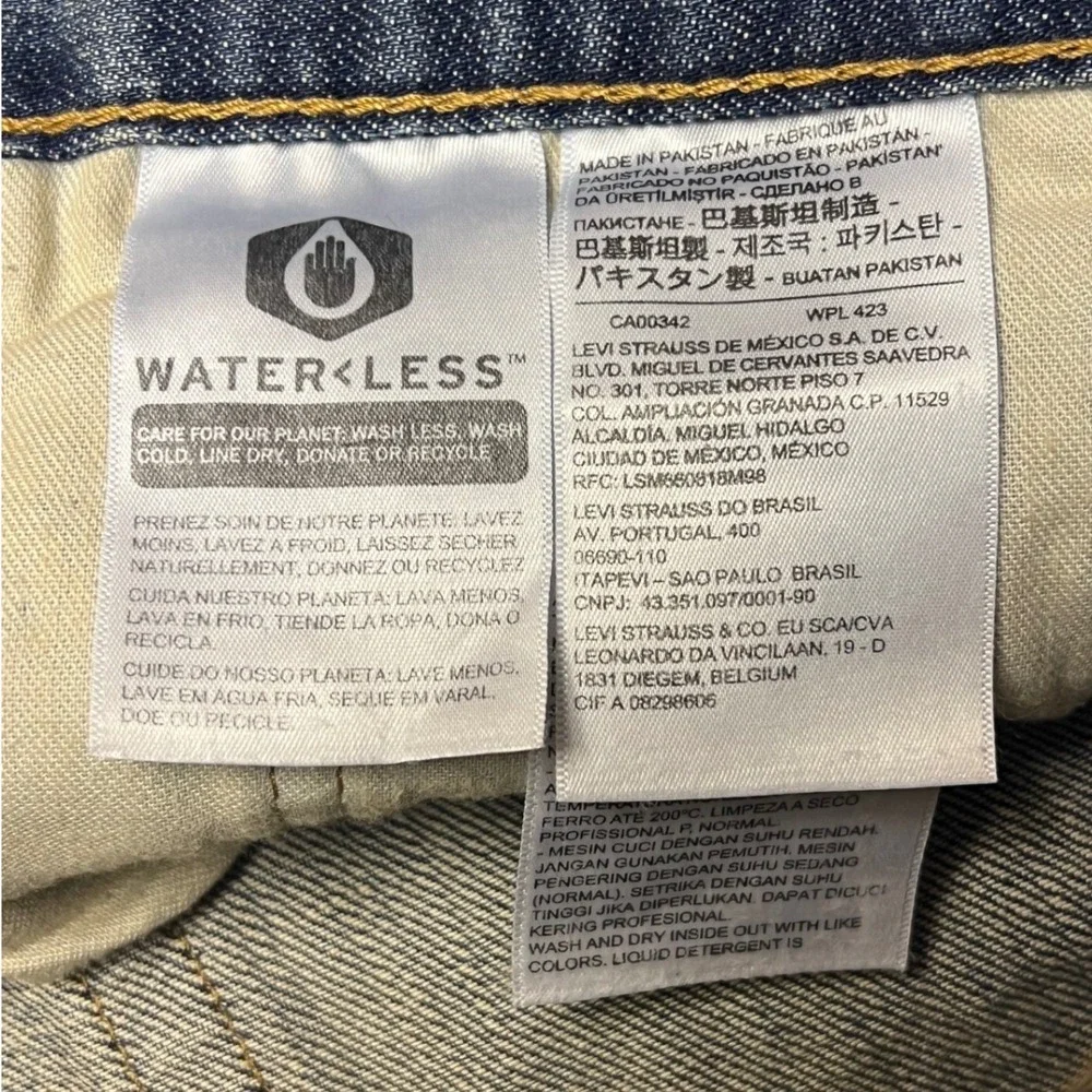 Levis 569 Jeans Mens 40x32 Medium Wash Blue Loose Straight Leg Denim New Classic